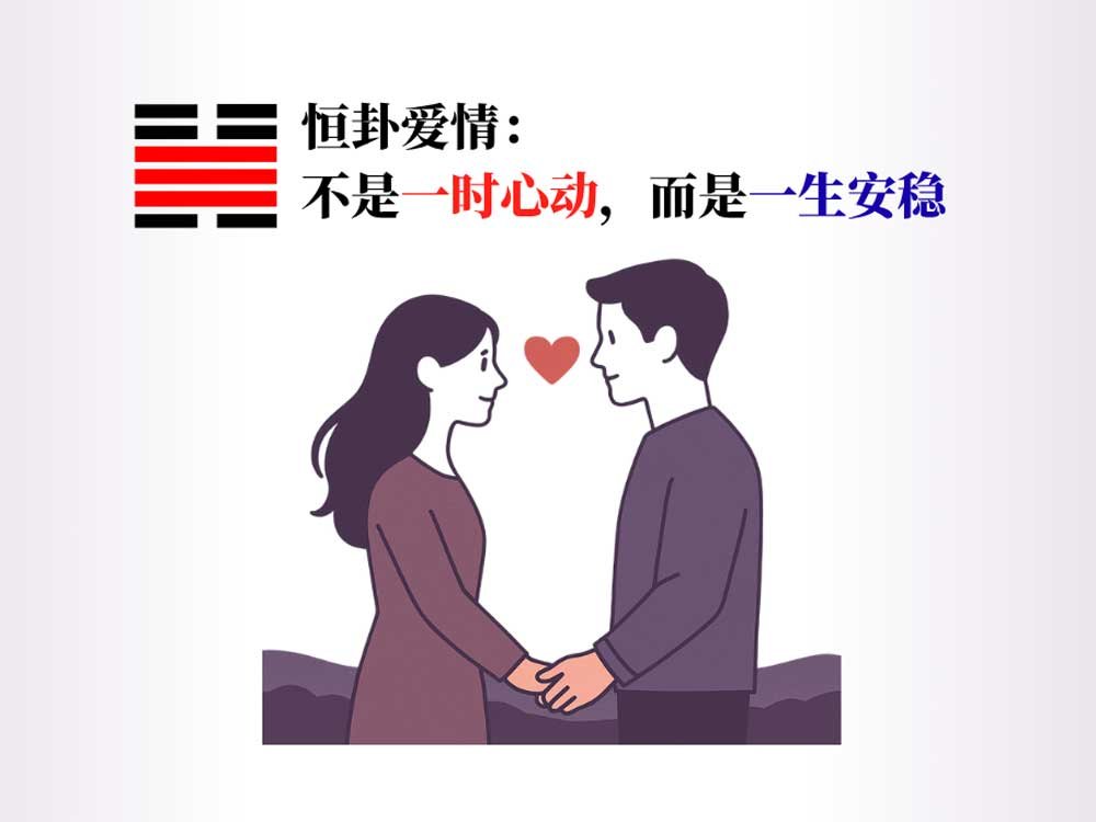 易经： 《恒卦》爱情，不是一时心动，而是一生安稳